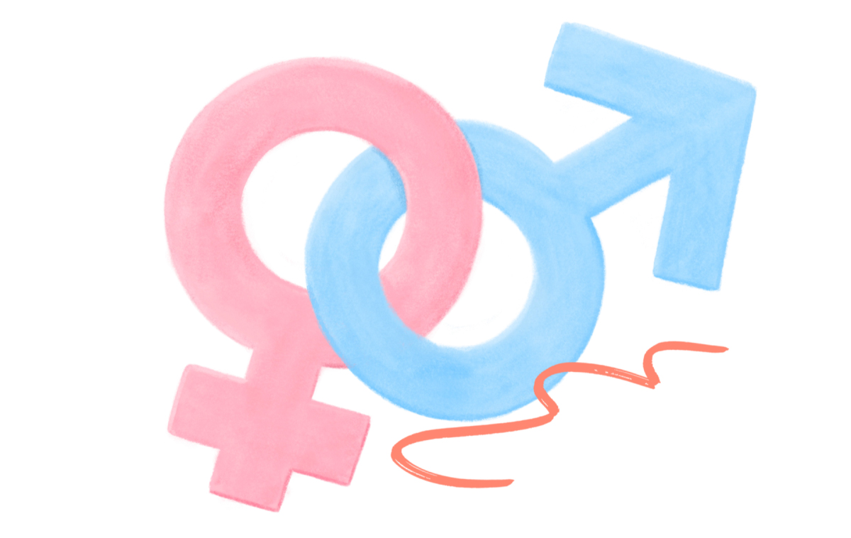 дзеркало венери та щит марса, зображення в контексті знаків, що відображають чоловічий та жіночий гендери