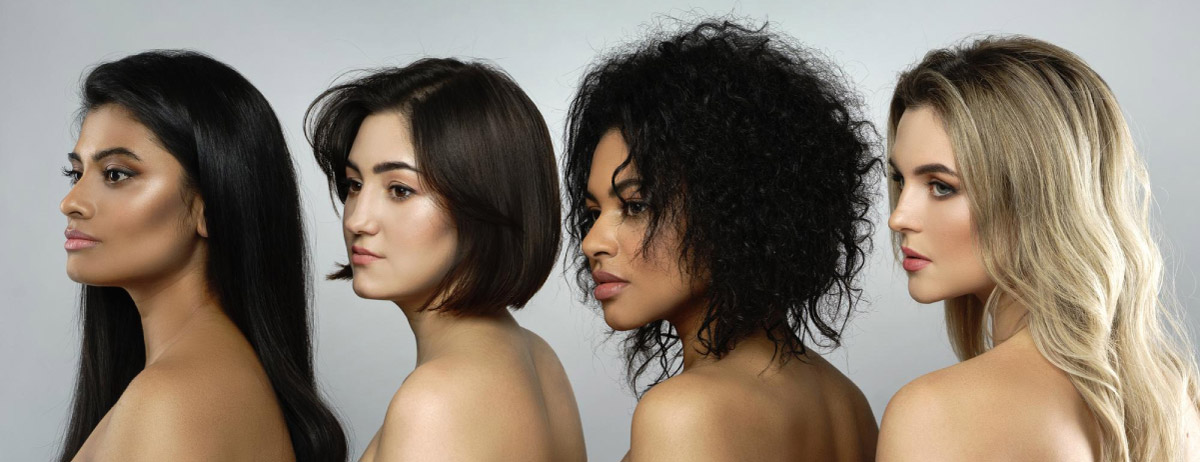 зображення декількох різних типів волосся