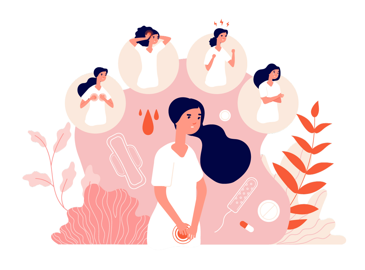 вплив ПМС на стан жінки