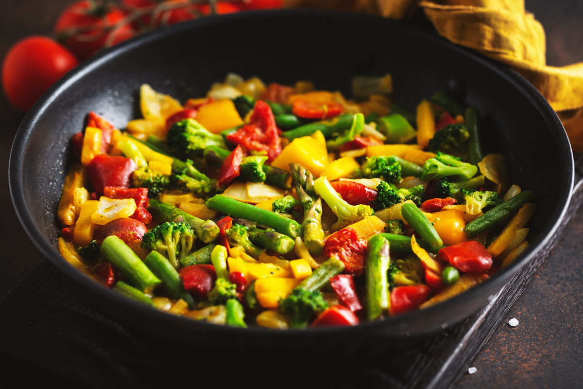 смажені овочі