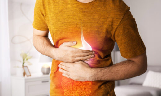 у чоловіка сильний біль в епігастральній ділянці