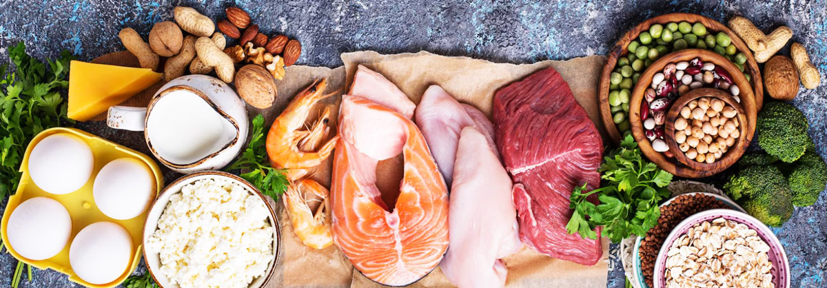 яскраве зображення здорової та корисної їжі