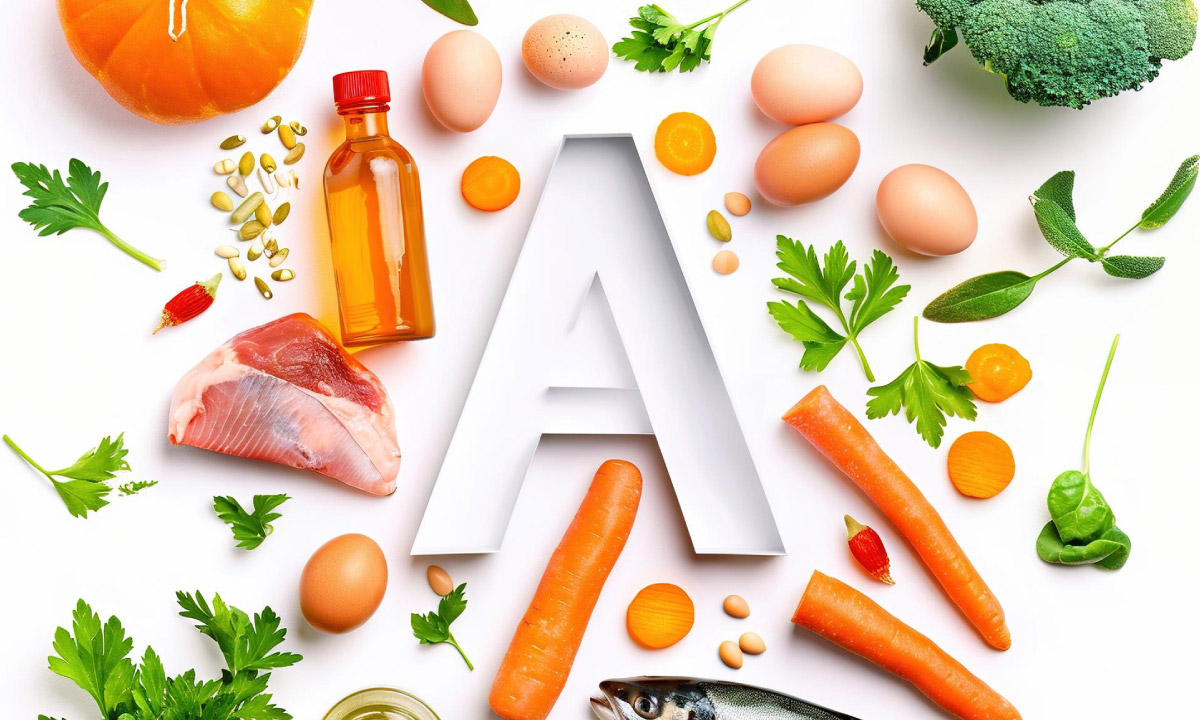 зображення продуктів, які містять вітамін А