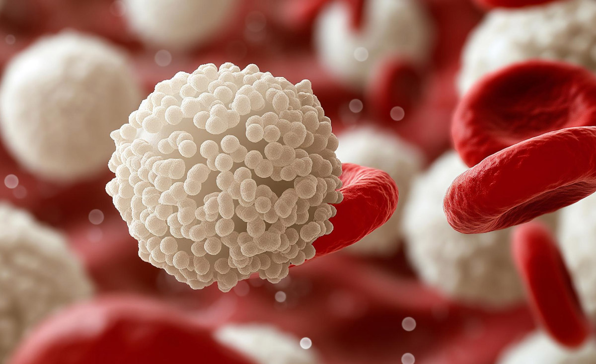 білі клітини крові з червоними