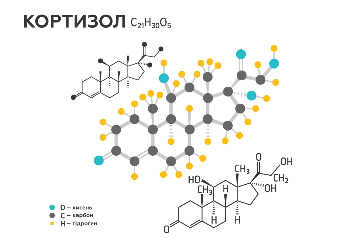хімічна формула кортизолу